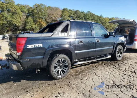 2004 Chevrolet Avalanche C1500 from USA, damaged, VIN 3GNEC12T34G109636